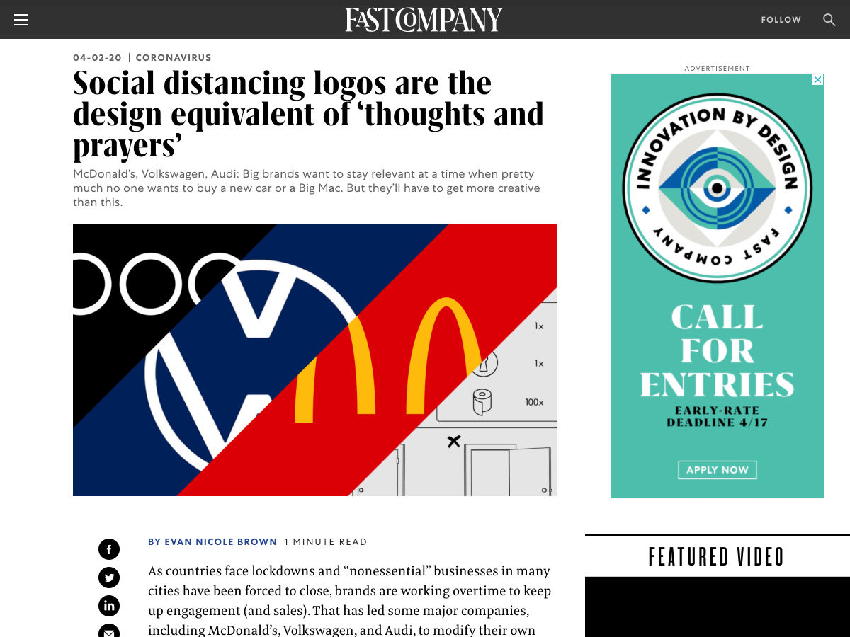 Popular design news of the week: March 30, 2020 - April 5, 2020 logos 3