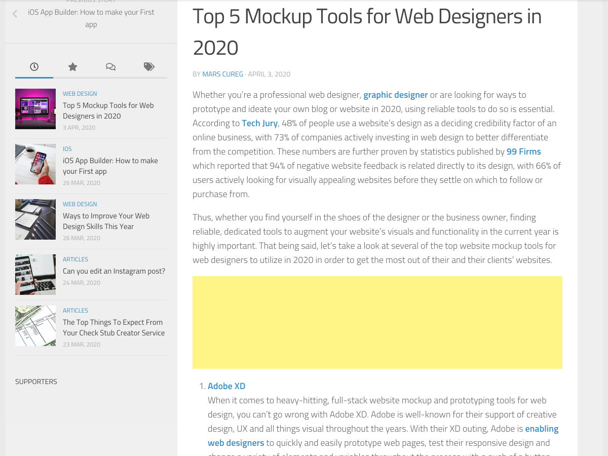 Popular design news of the week: March 30, 2020 - April 5, 2020 mockup
