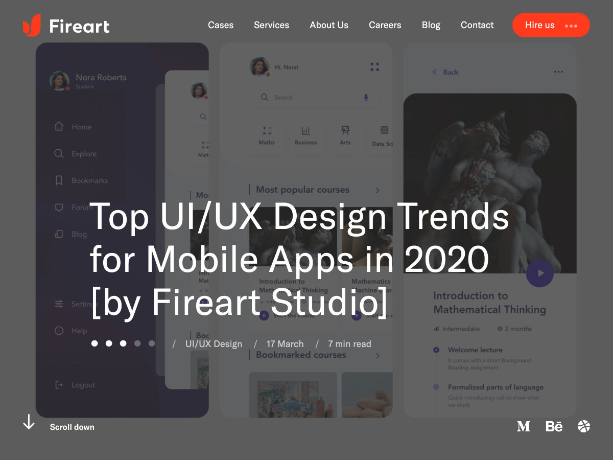 Popular design news of the week: March 23, 2020 - March 29, 2020 mobileapps