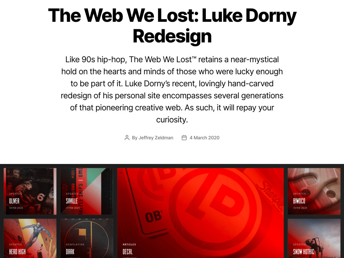 Popular design news of the week: March 23, 2020 - March 29, 2020 dorny
