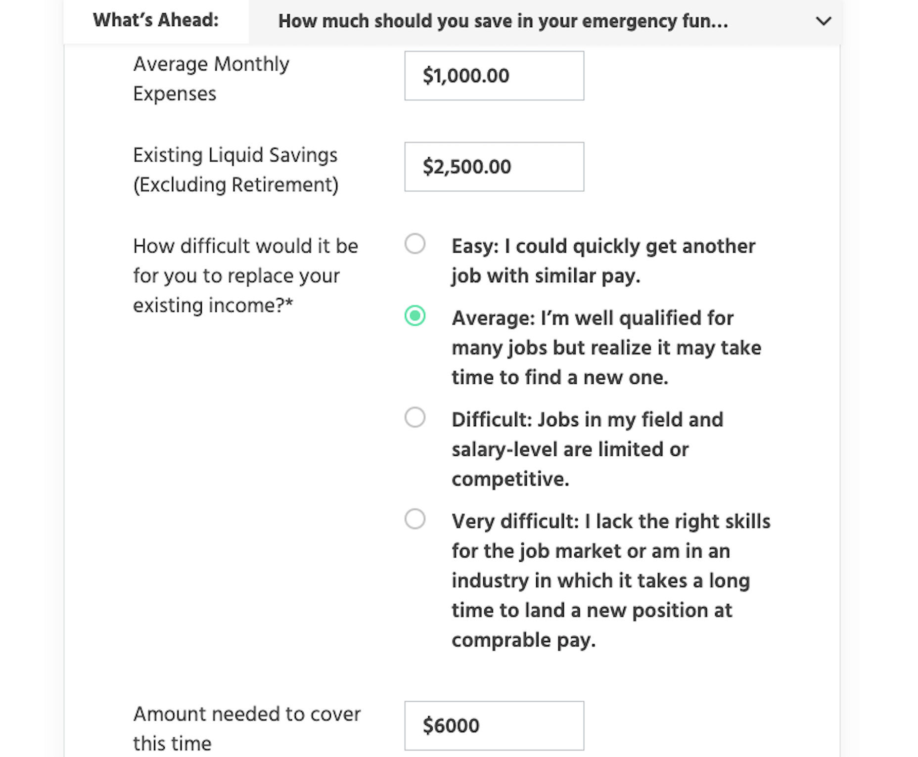 How to Manage Your Freelance Finances During a Crisis Money Under 30 - Emergency Fund Calculator - manage your freelance finances