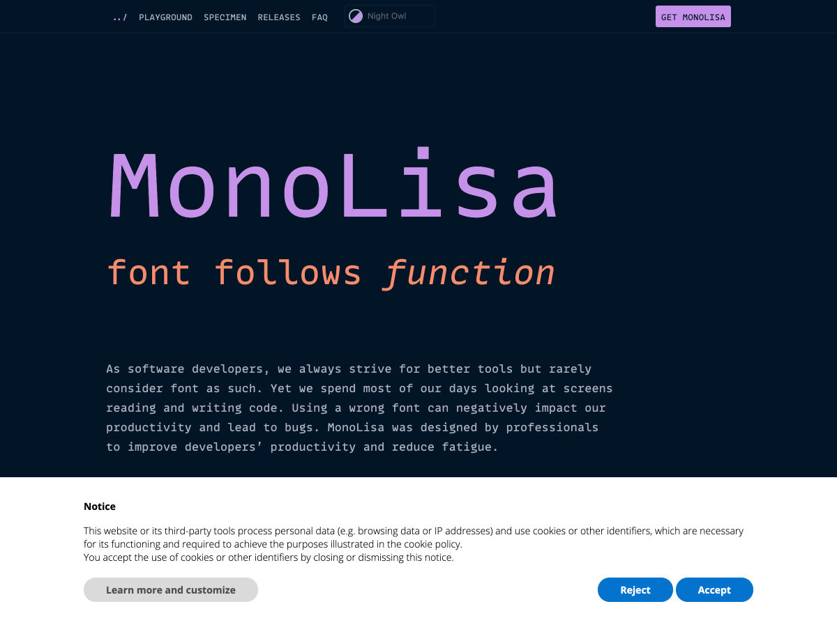 Popular design news of the week: March 16, 2020 - March 22, 2020 monolisa 1
