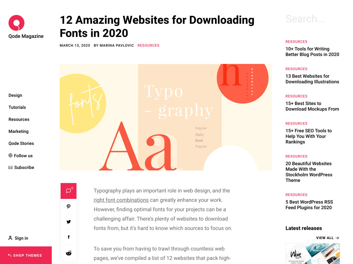 Popular design news of the week: March 16, 2020 - March 22, 2020 fonts2020