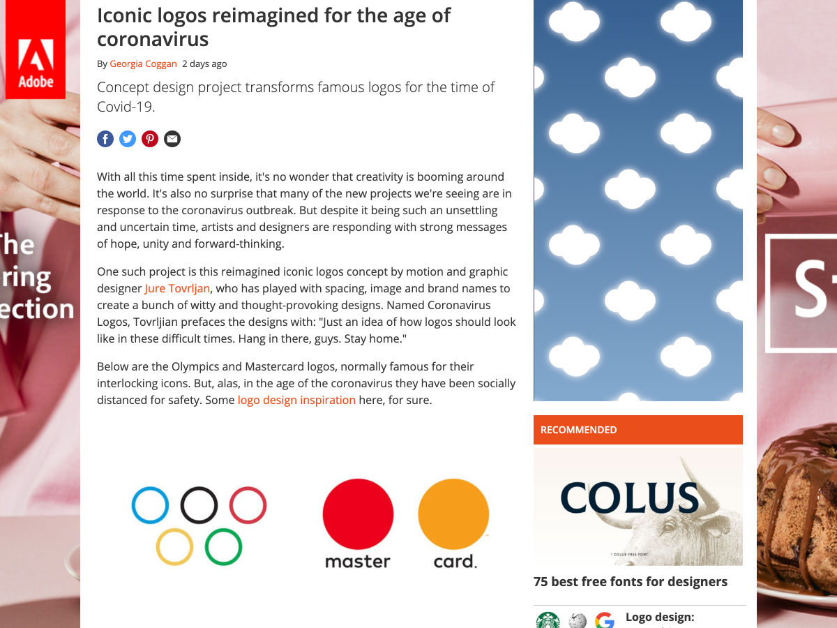 Popular design news of the week: March 16, 2020 - March 22, 2020 iconiclogos