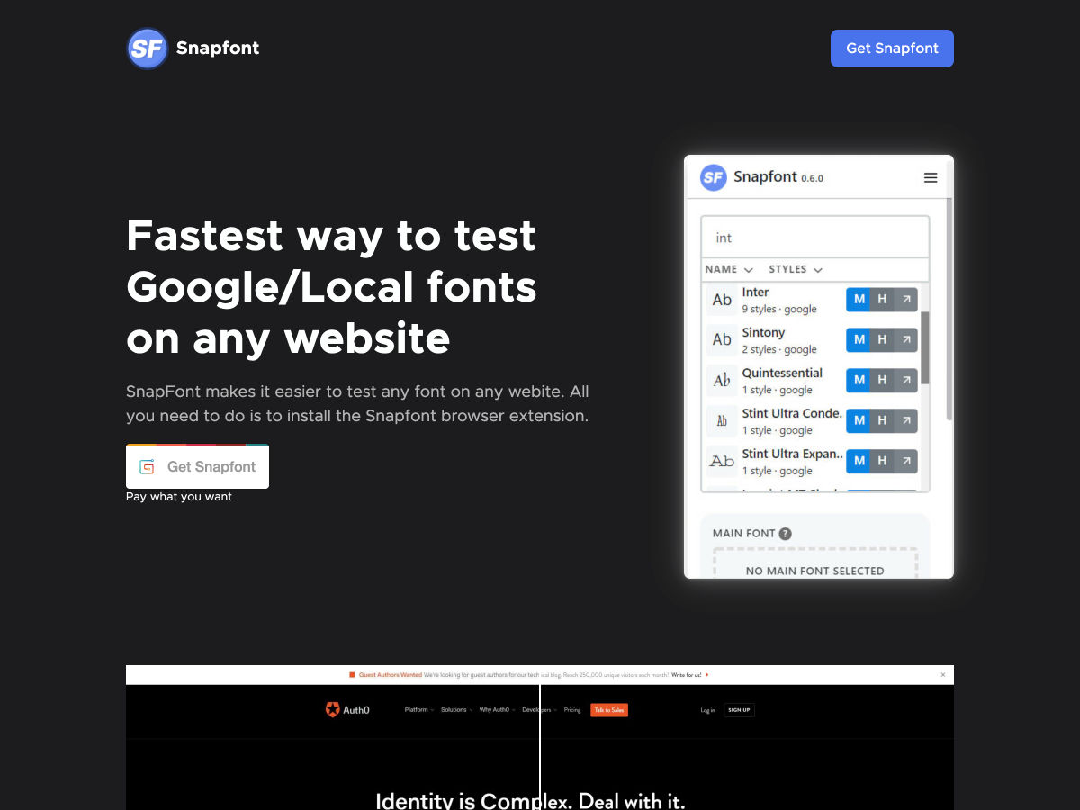 Popular design news of the week: March 16, 2020 - March 22, 2020 snapfont 1