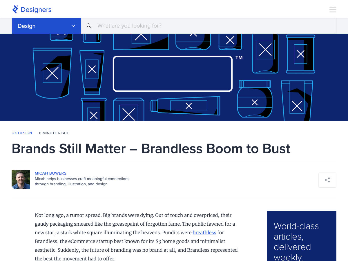 Popular design news of the week: March 16, 2020 - March 22, 2020 brandless