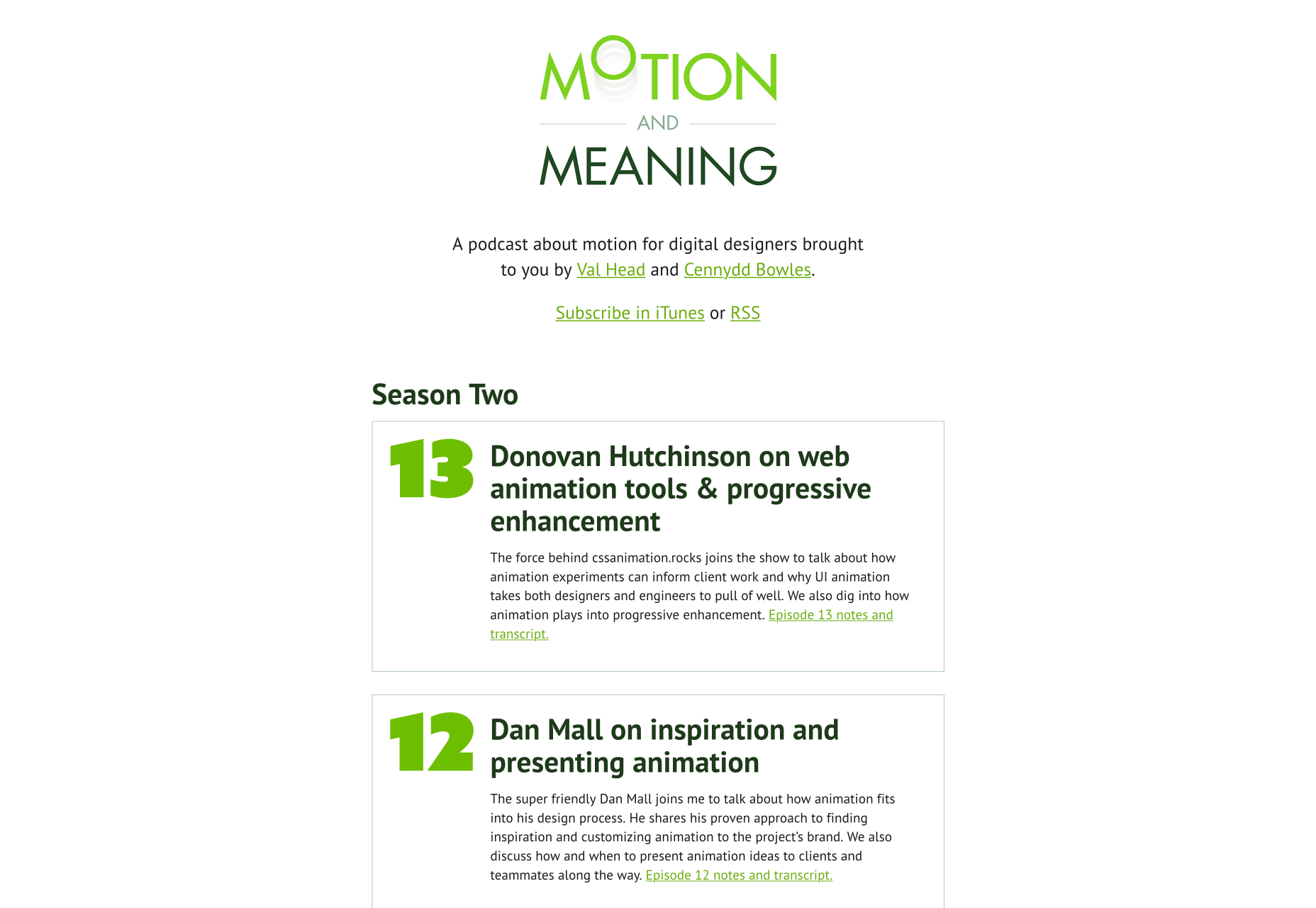 12 Best Web Design Podcasts for 2020 motionandmeaning