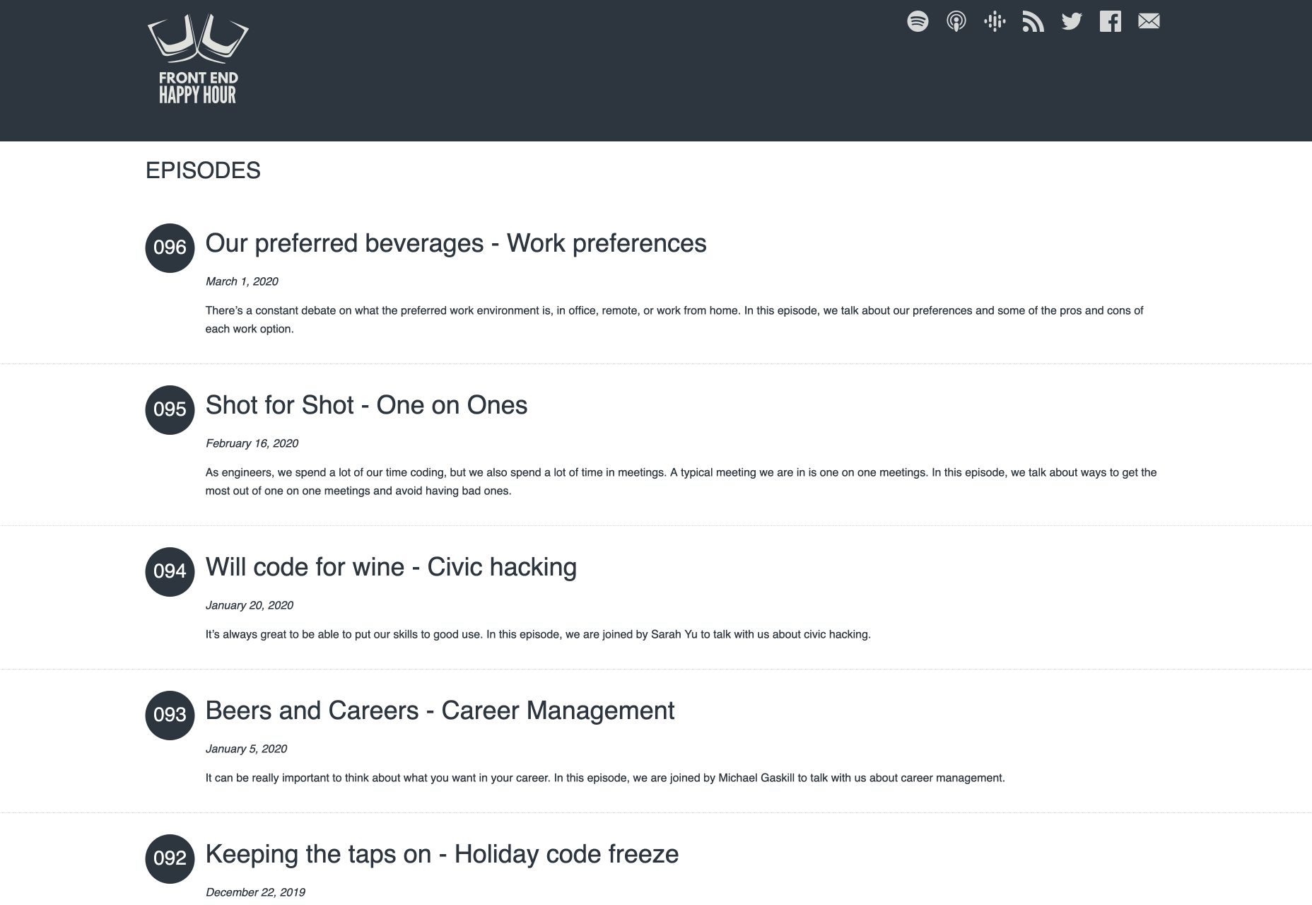 12 Best Web Design Podcasts for 2020 frontendhappyhour