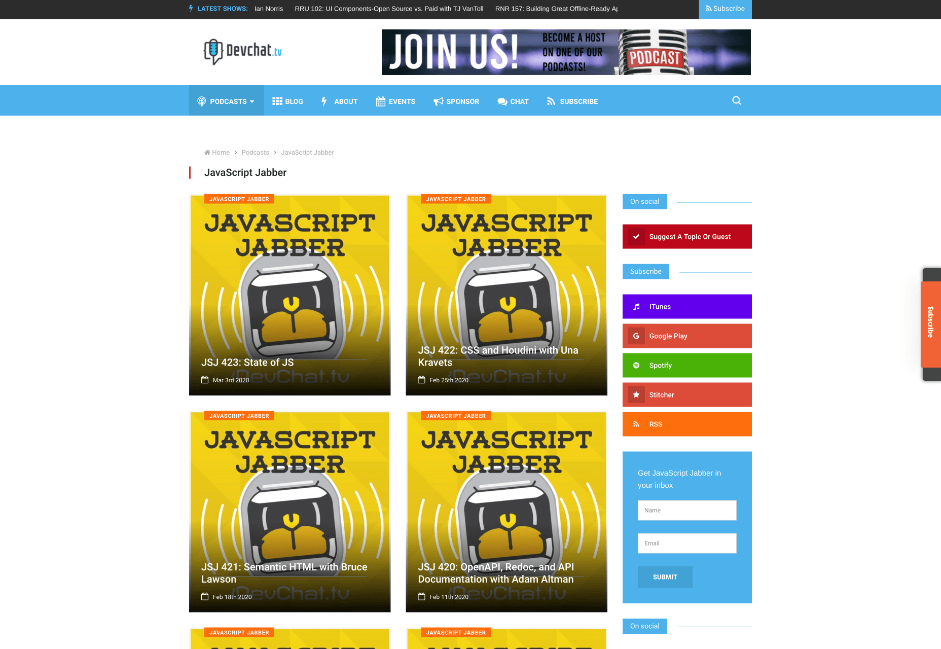 12 Best Web Design Podcasts for 2020 javascriptjabber