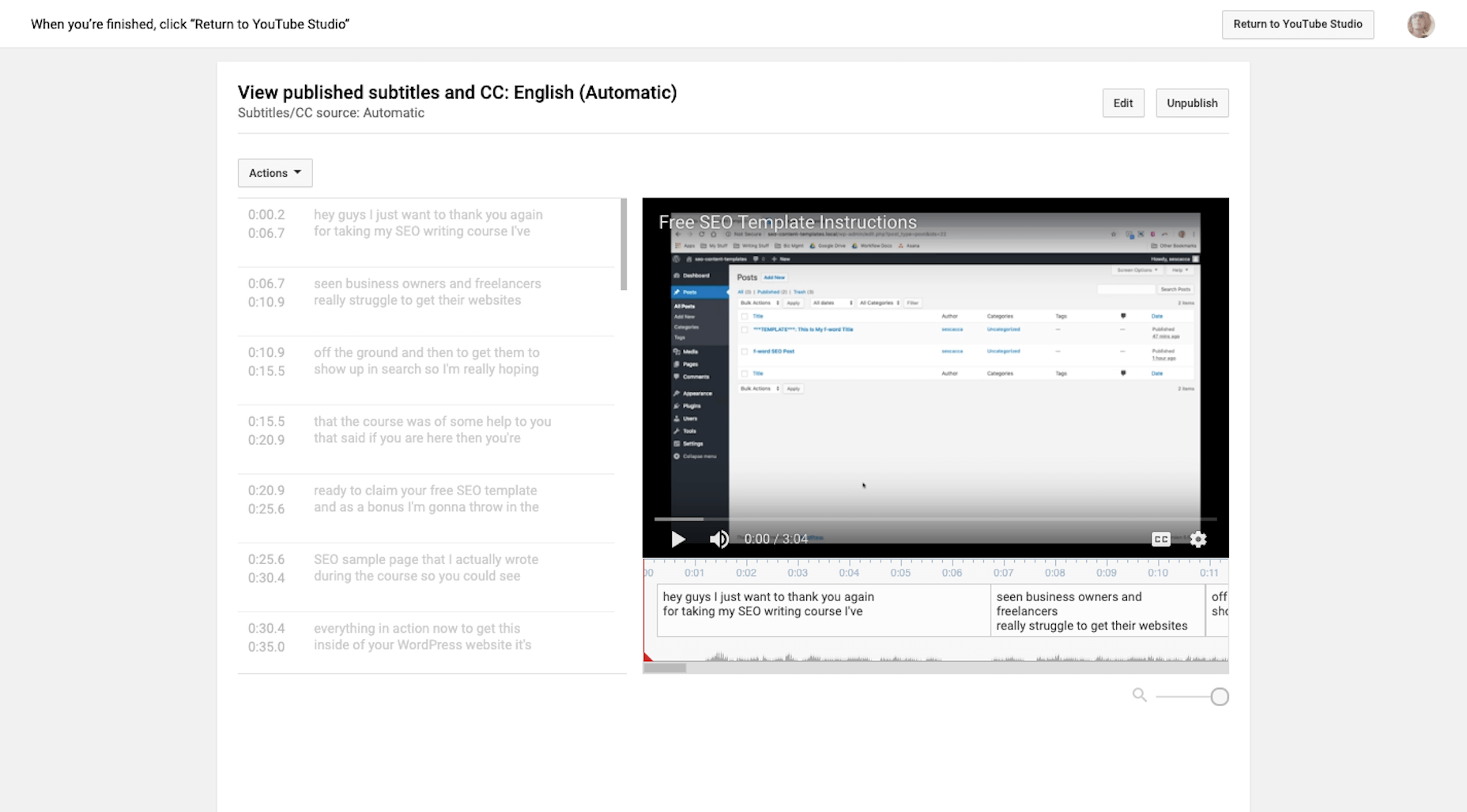 How Do You Make Video Accessible? YouTube - Auto Subtitles