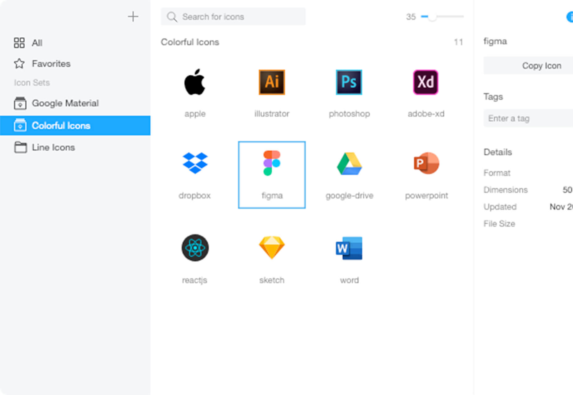 Exciting New Tools for Designers, March 2020 iconset