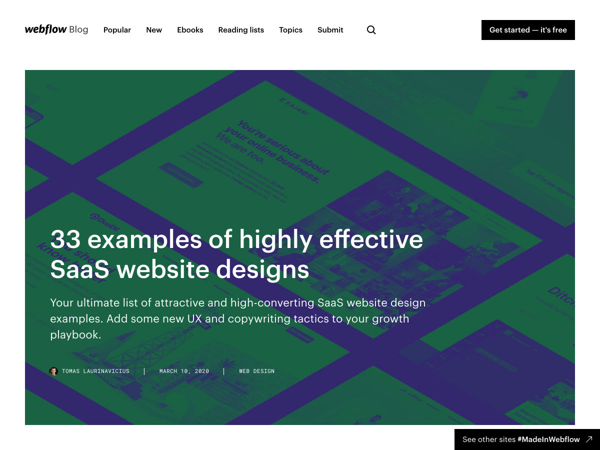 Popular design news of the week: March 9, 2020 - March 15, 2020 saas 4