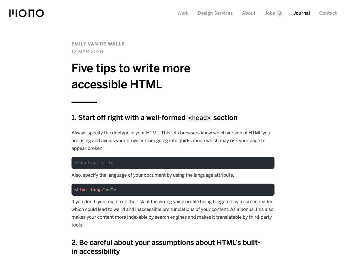 Popular design news of the week: March 9, 2020 - March 15, 2020 accessible 2