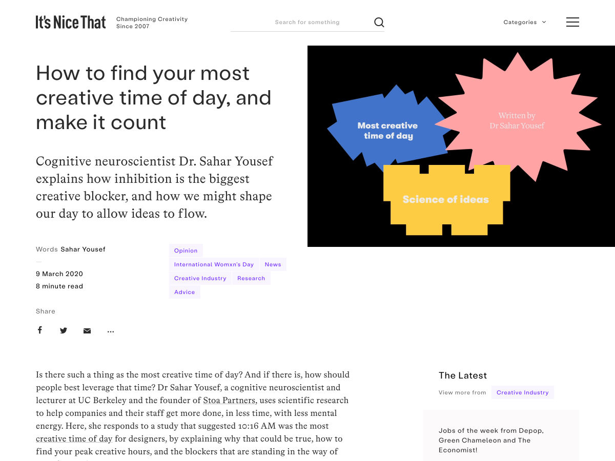 Popular design news of the week: March 9, 2020 - March 15, 2020 timeofday