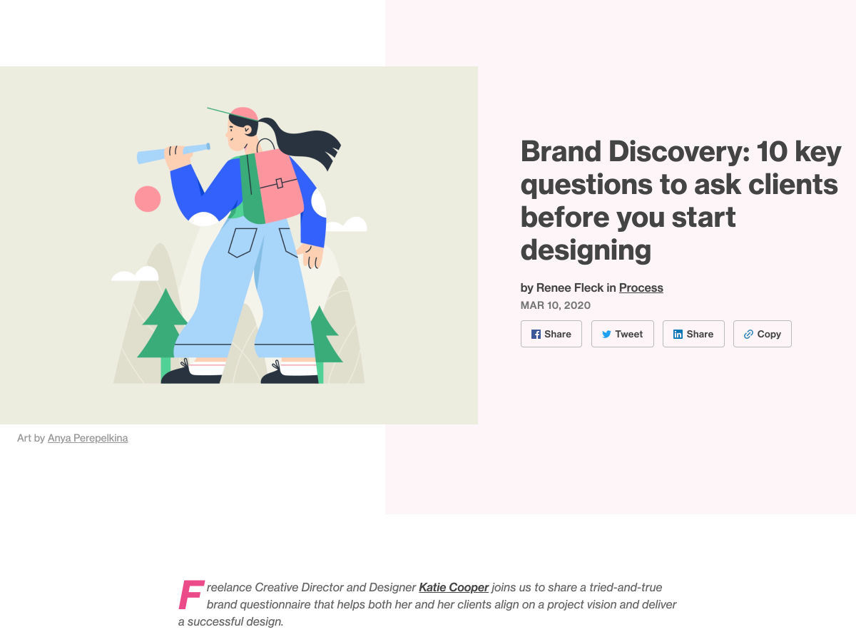 Popular design news of the week: March 9, 2020 - March 15, 2020 discovery