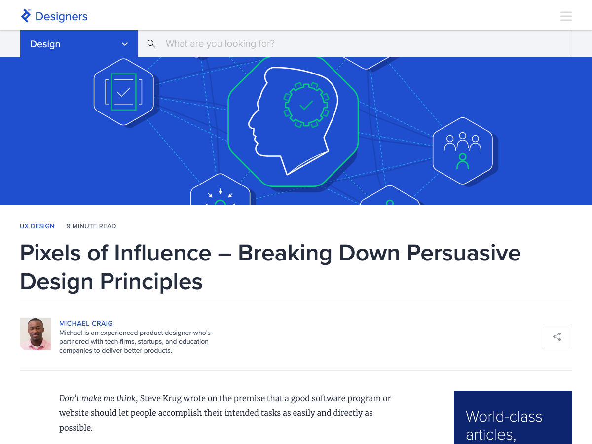 Popular design news of the week: March 9, 2020 - March 15, 2020 persuasive 1