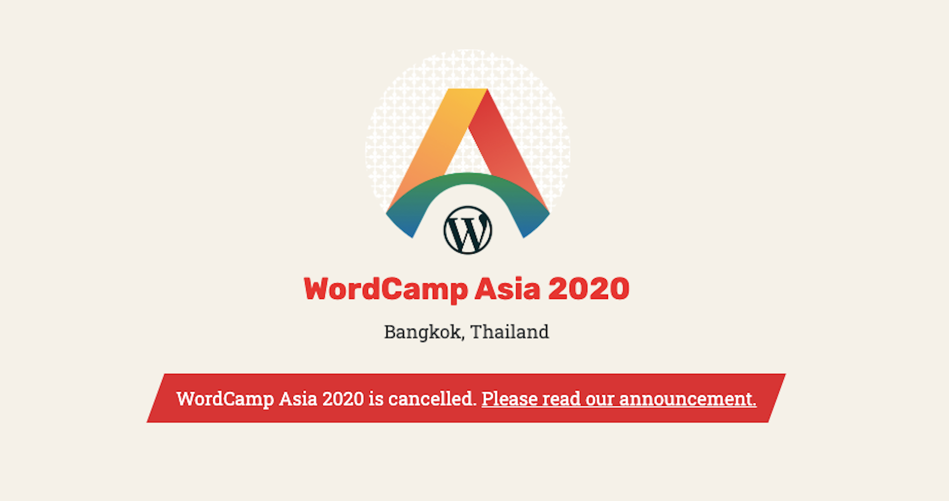 The Latest Research for Web Designers, March 2020 WordCamp Asia Cancelled - Coronavirus