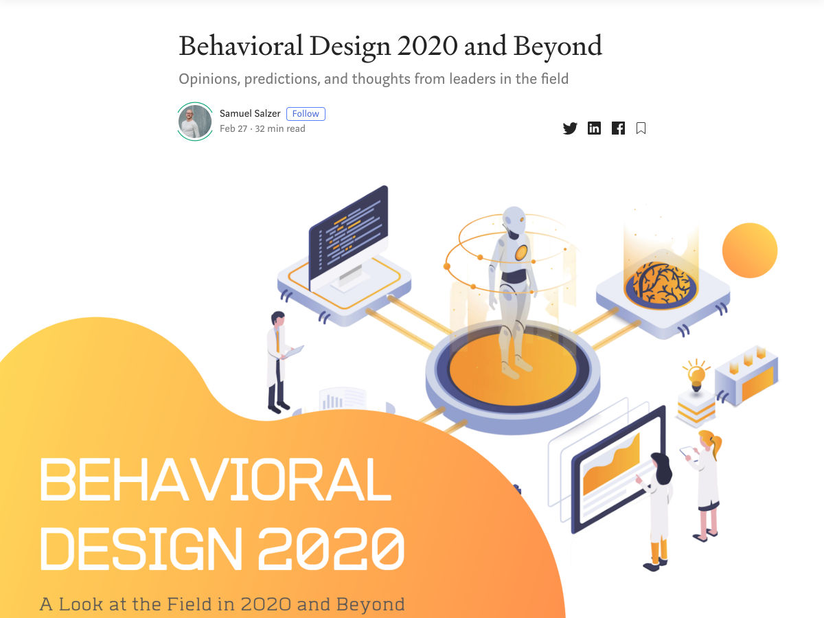 Popular design news of the week: March 2, 2020 - March 8, 2020 behavioral