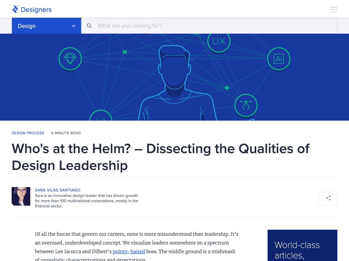 Popular design news of the week: March 2, 2020 - March 8, 2020 leadership