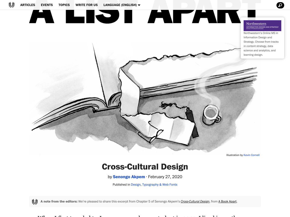 Popular design news of the week: March 2, 2020 - March 8, 2020 crosscultural
