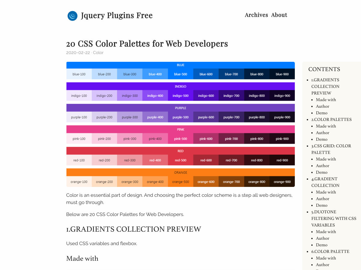 Popular design news of the week: February 24, 2020 - March 1, 2020 palettes