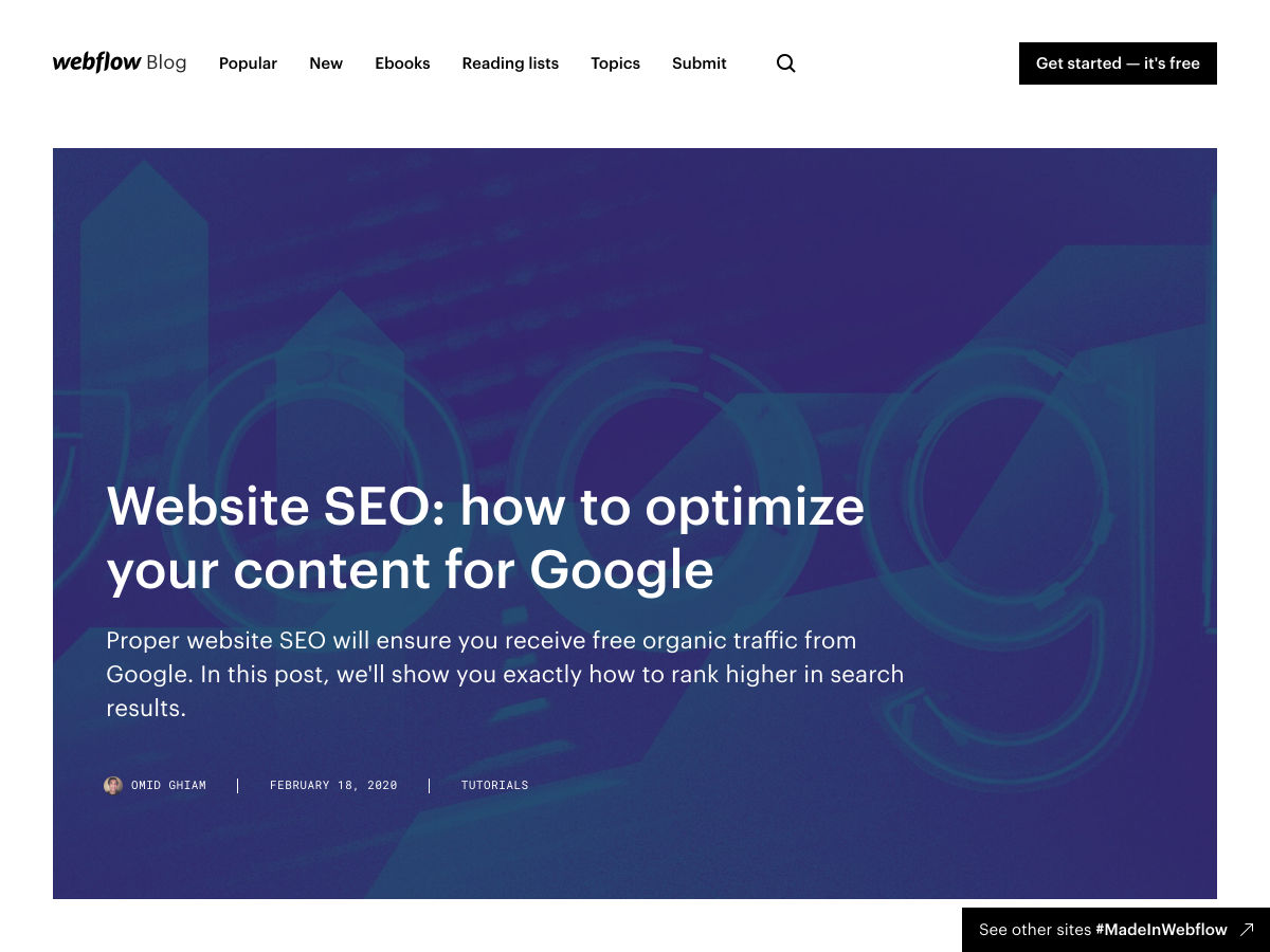 Popular design news of the week: February 17, 2020 - February 23, 2020 seo 2