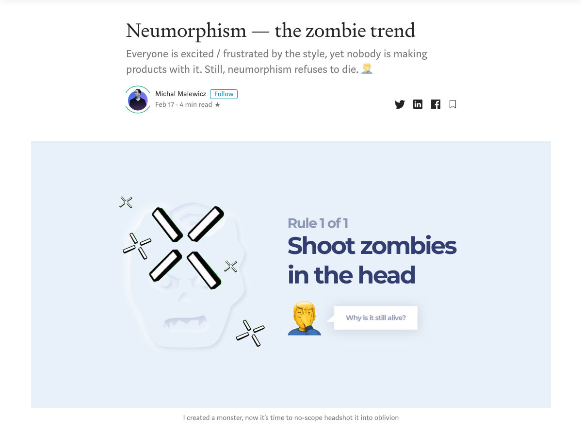 Popular design news of the week: February 17, 2020 - February 23, 2020 zombie