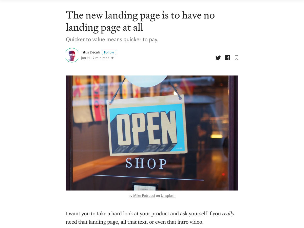 Popular design news of the week: January 20, 2020 - January 26, 2020 landingpage 8