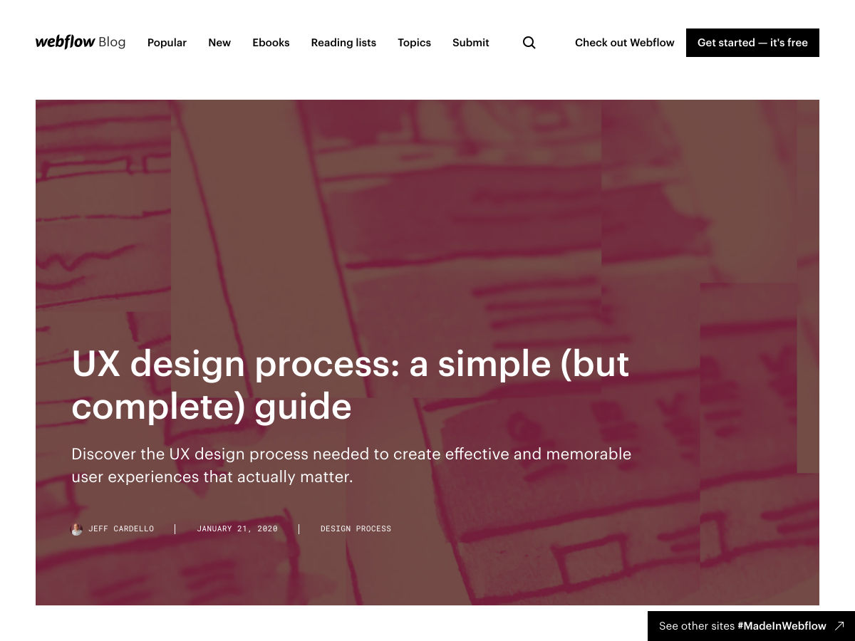 Popular design news of the week: January 20, 2020 - January 26, 2020 process