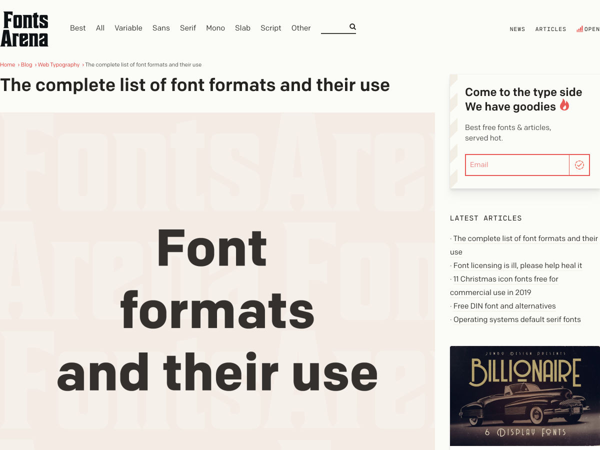 Popular design news of the week: January 13, 2020 - January 19, 2020 fontformats