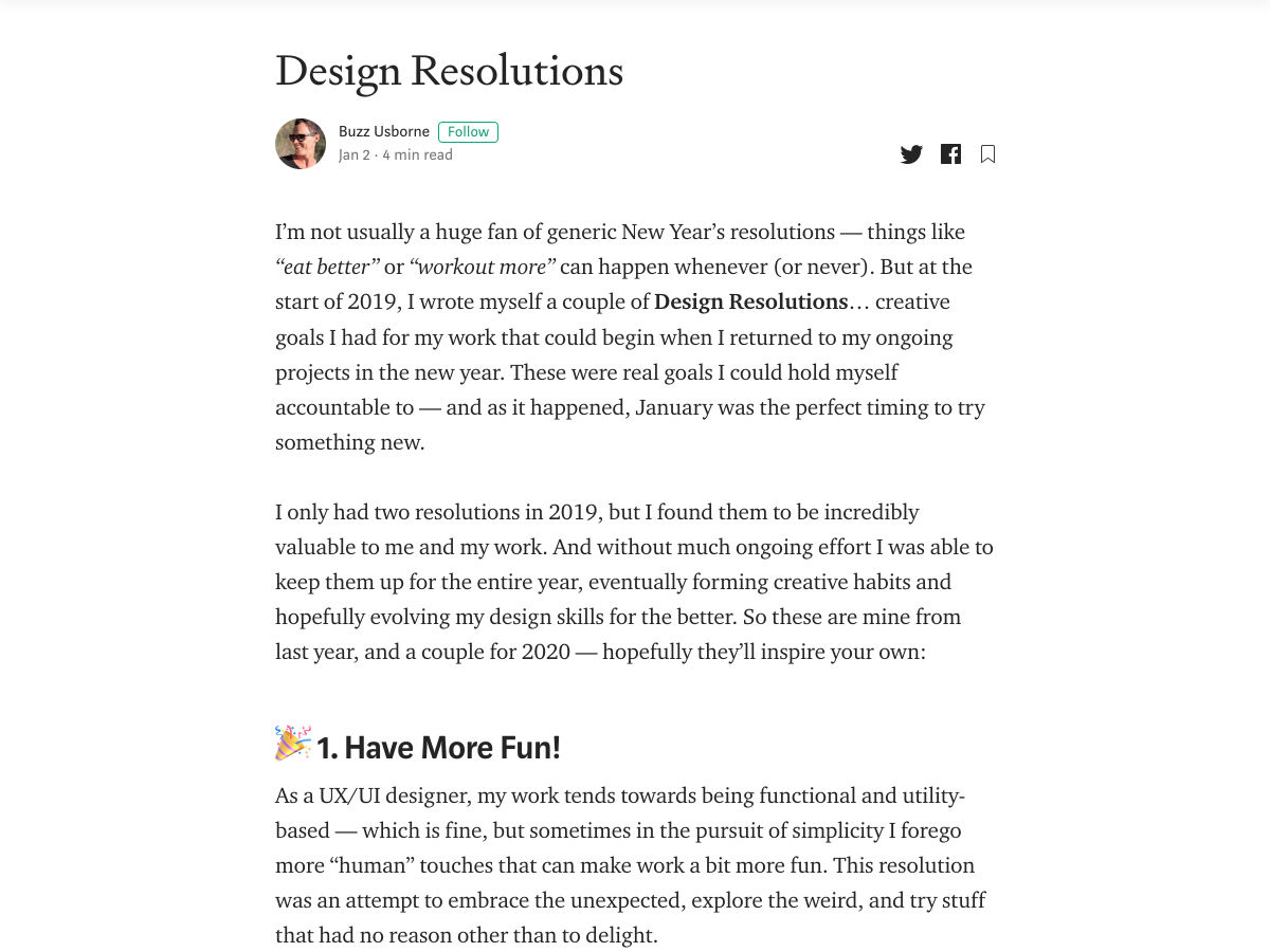 Popular design news of the week: January 6, 2020 - January 12, 2020 resolutions
