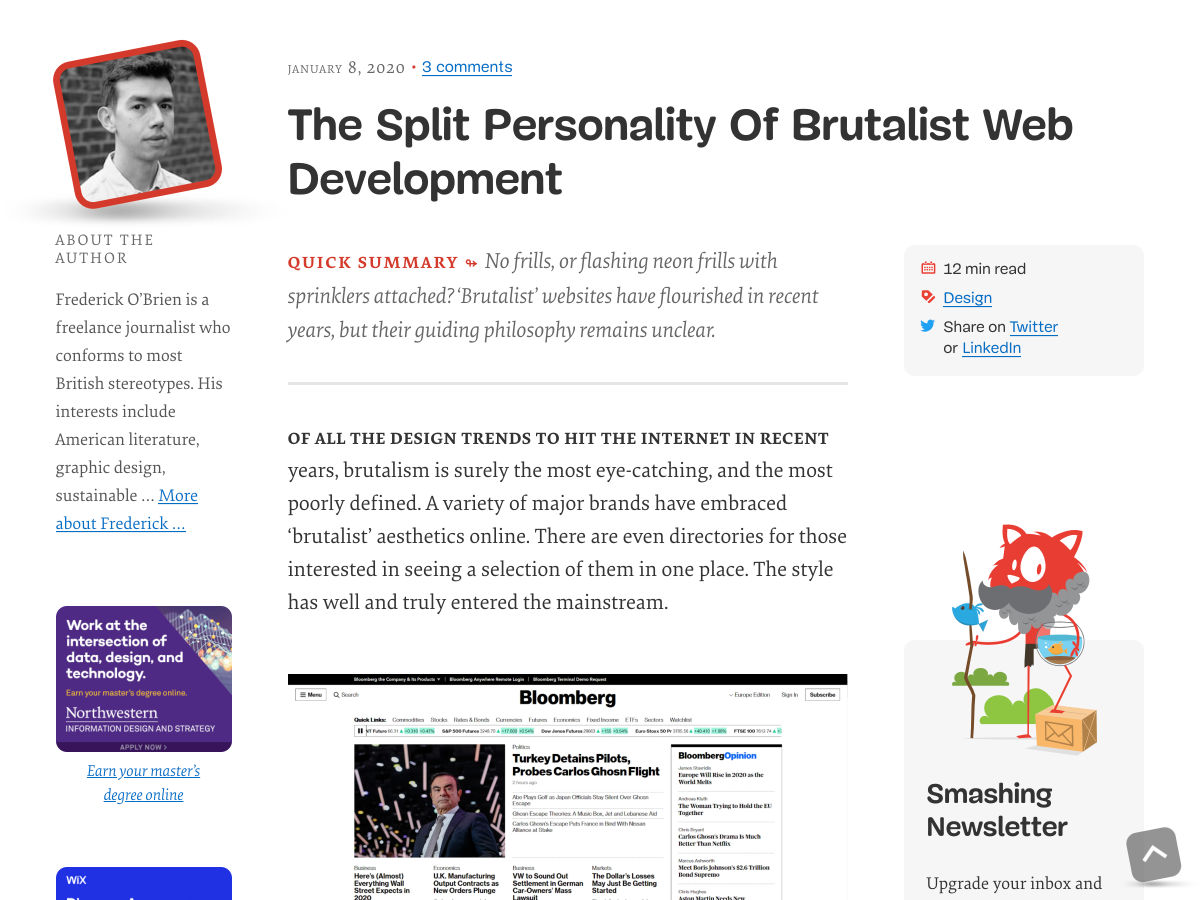 Popular design news of the week: January 6, 2020 - January 12, 2020 brutalist
