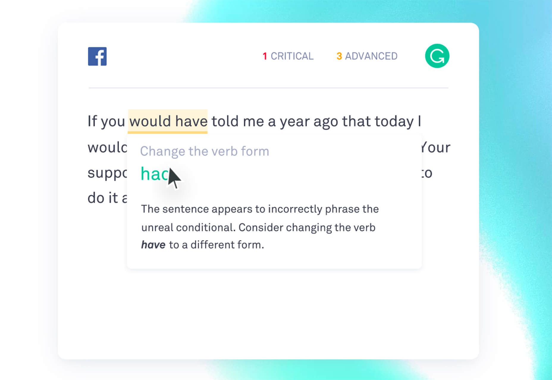 Exciting New Tools for Designers, January 2020 grammarly 1