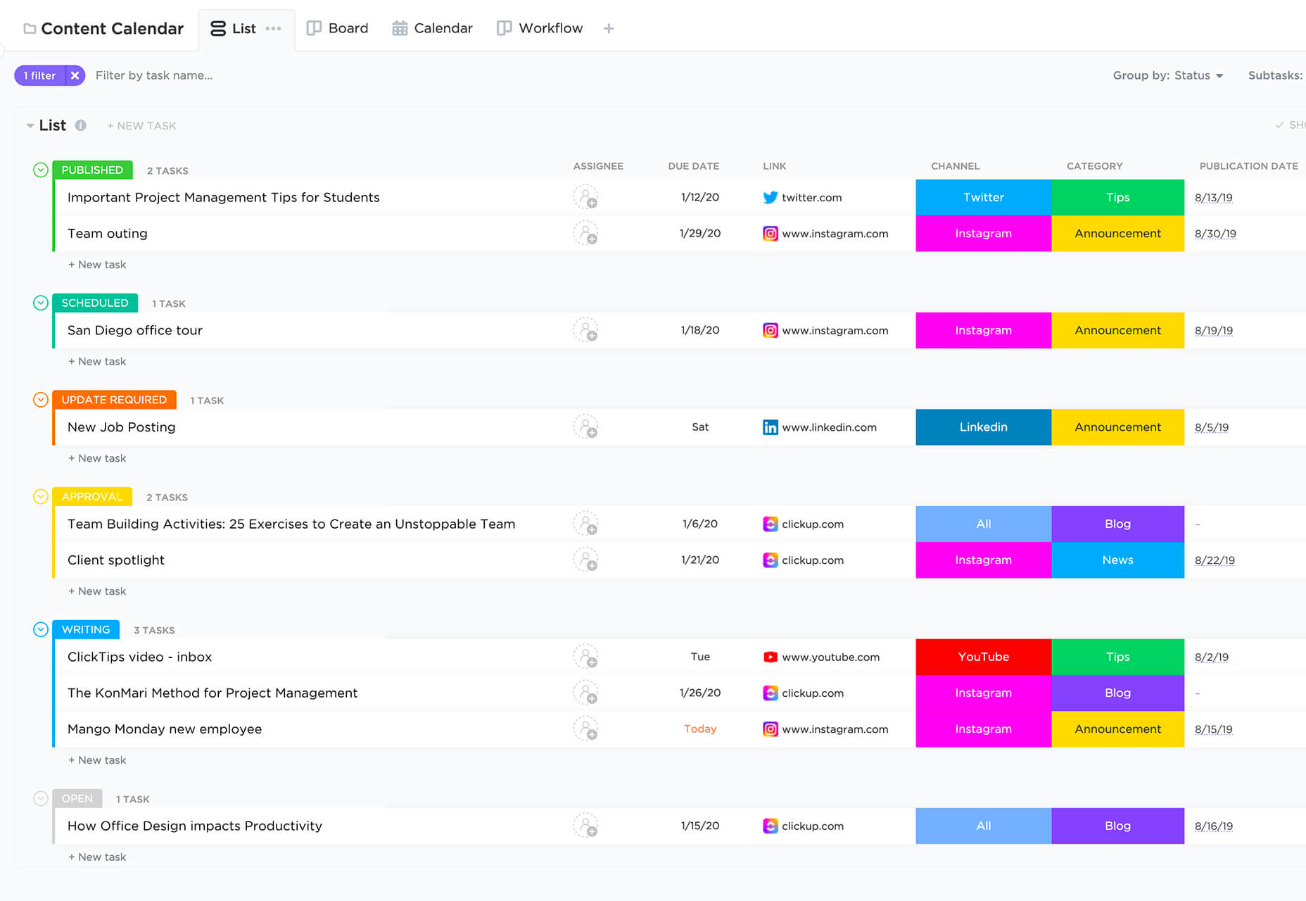 Exciting New Tools for Designers, January 2020 clickup
