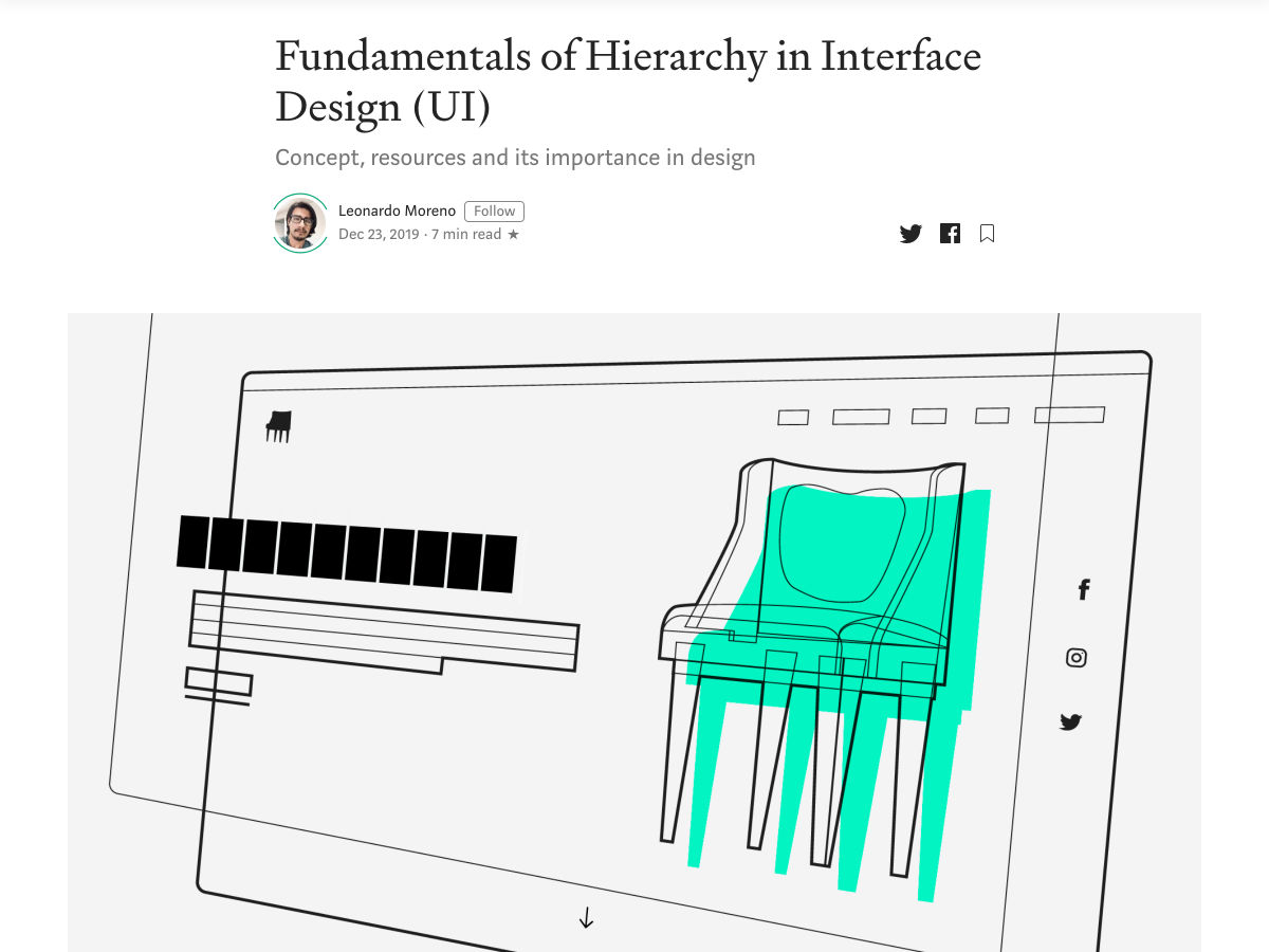 Popular design news of the week: December 30, 2019 - January 5, 2020 hierarchy