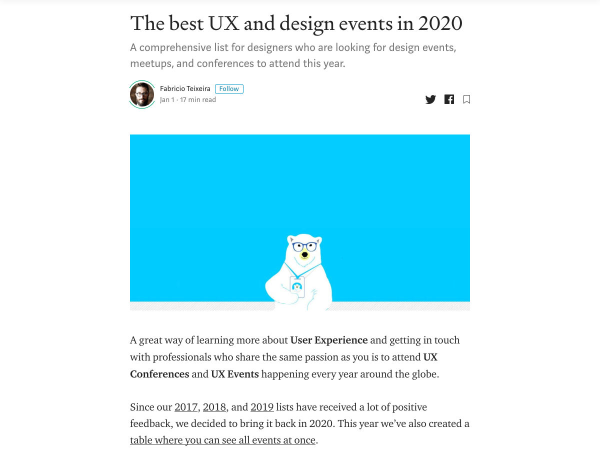 Popular design news of the week: December 30, 2019 - January 5, 2020 events 1