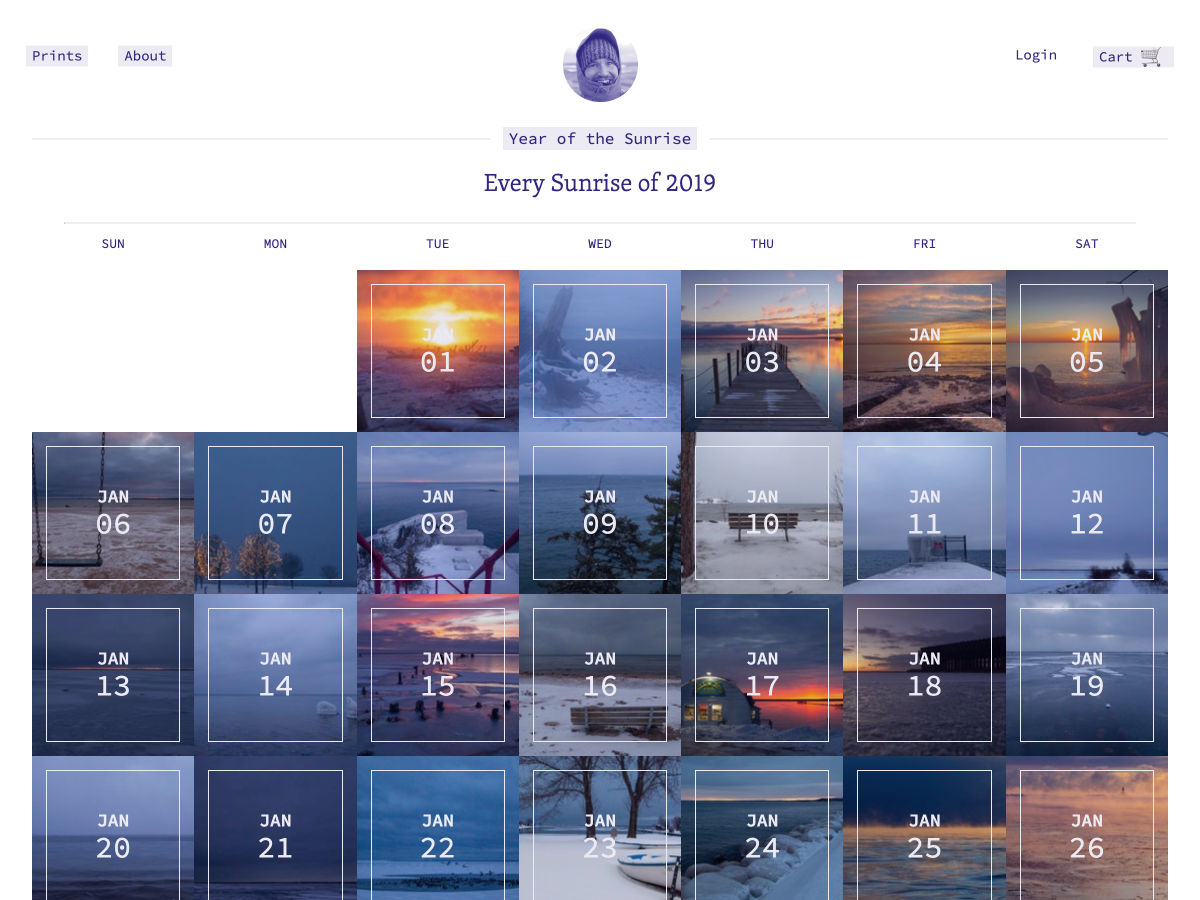 Popular design news of the week: December 30, 2019 - January 5, 2020 sunrise