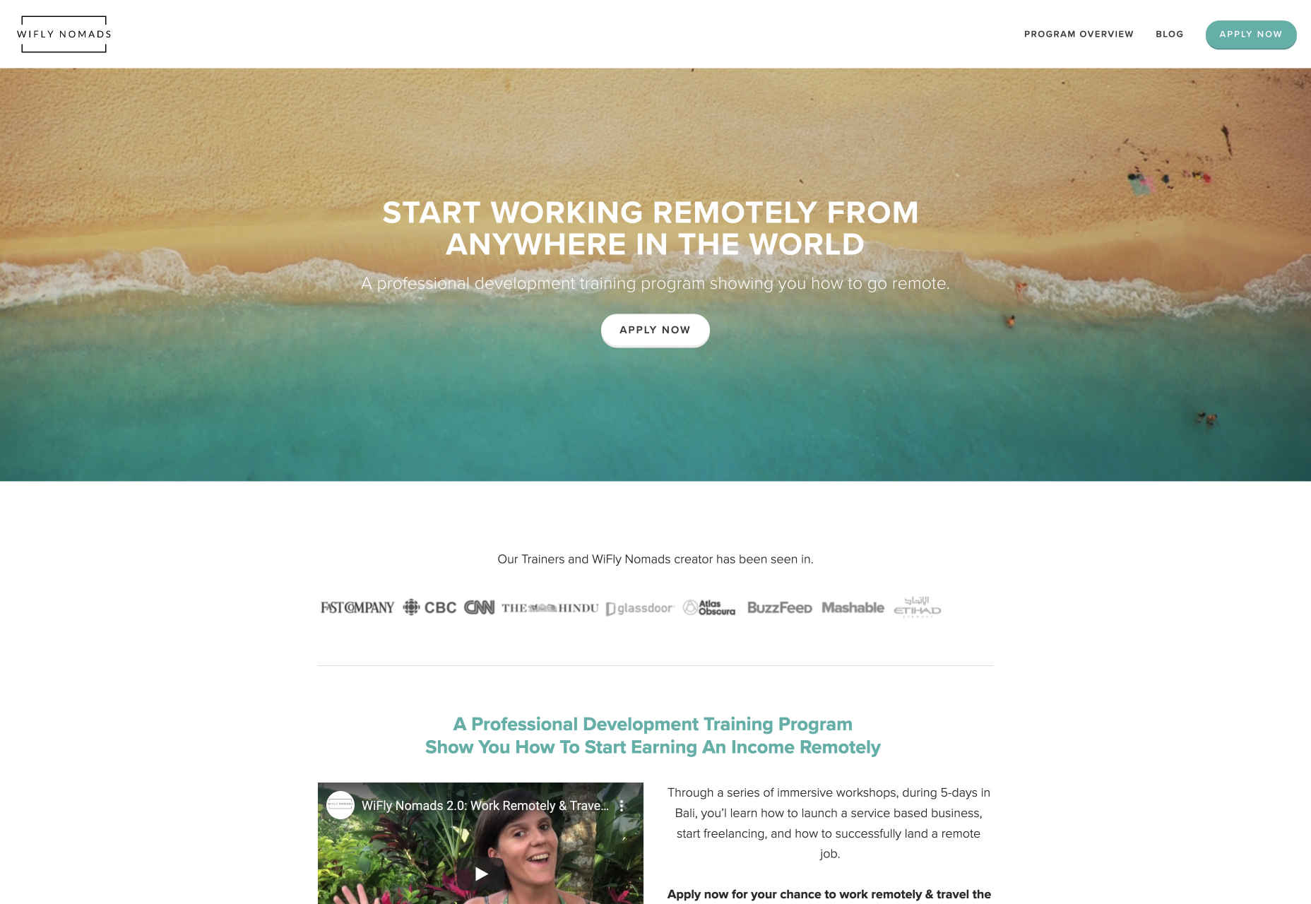 Design from the Beach: How to Work and Travel wifly_nomads