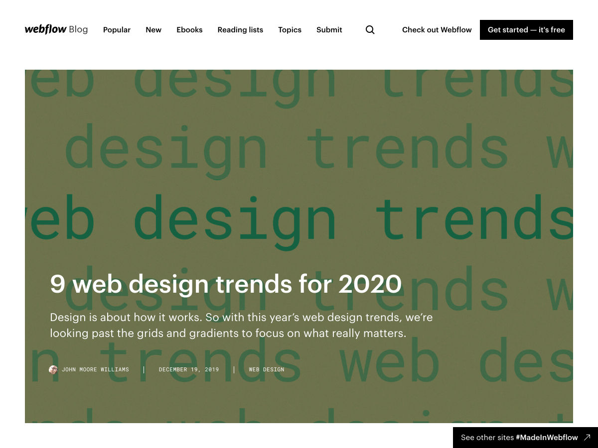 Popular design news of the week: December 23, 2019 - December 29, 2019 trends 4