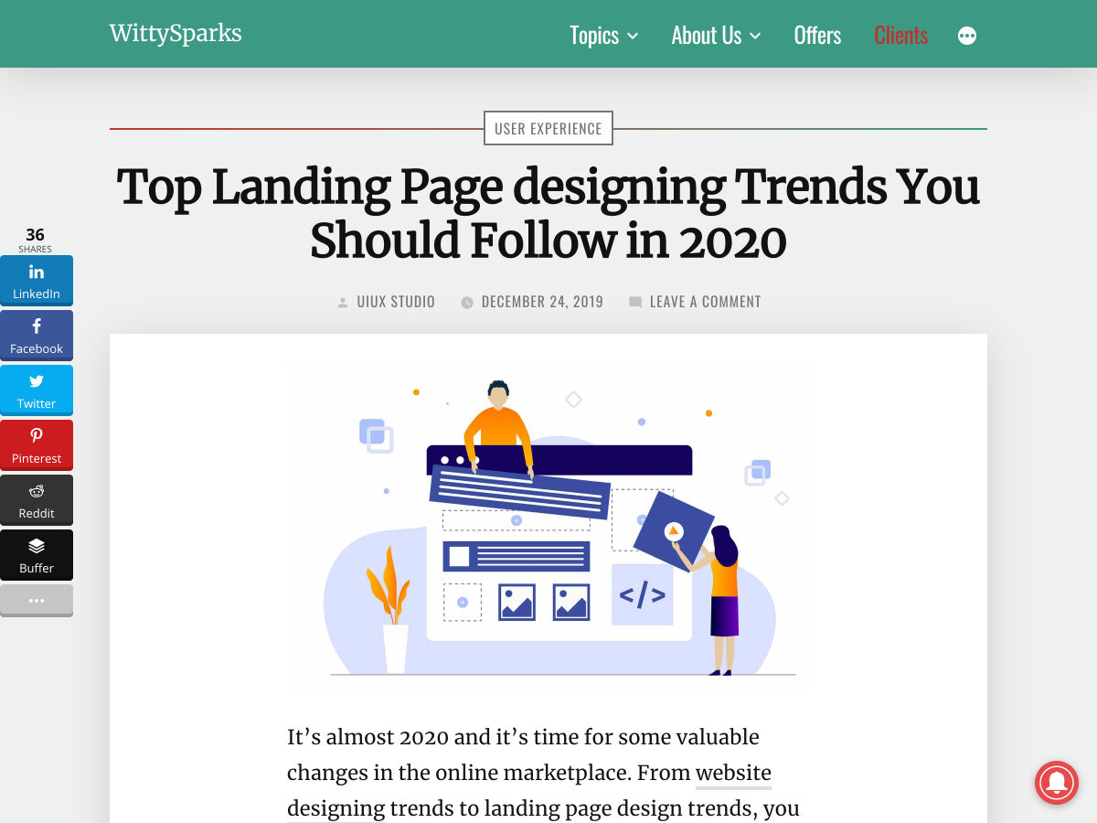 Popular design news of the week: December 23, 2019 - December 29, 2019 landing 1
