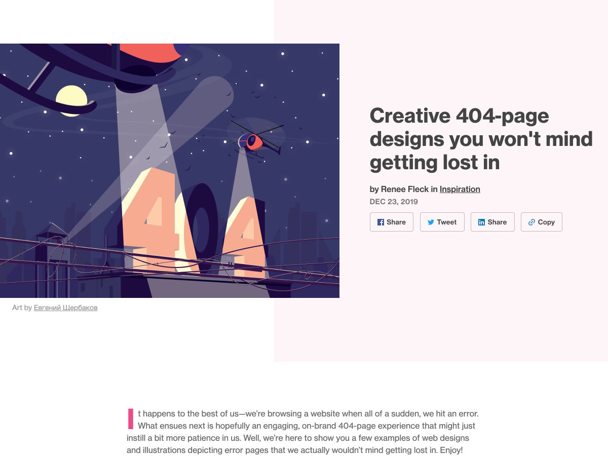 Popular design news of the week: December 23, 2019 - December 29, 2019 404 1