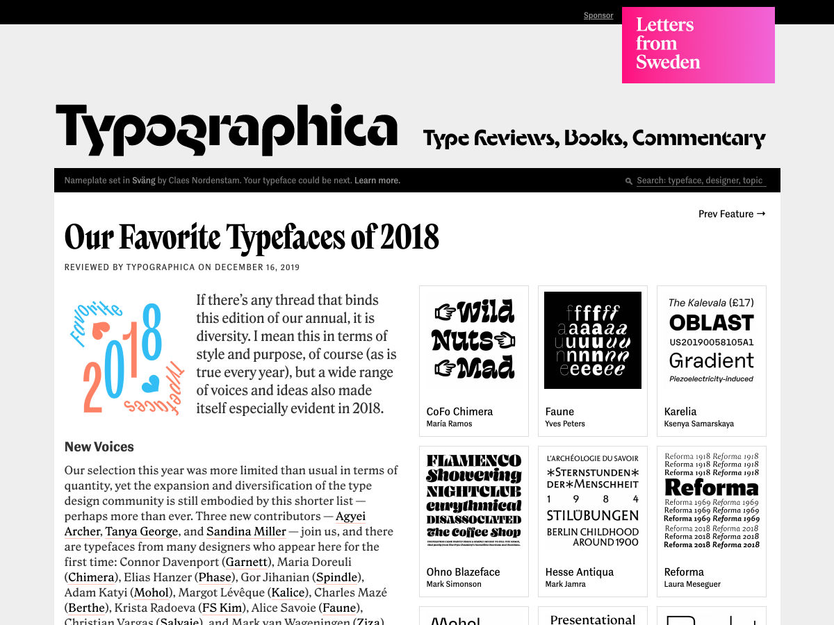 Popular design news of the week: December 16, 2019 - December 22, 2019 typefaces
