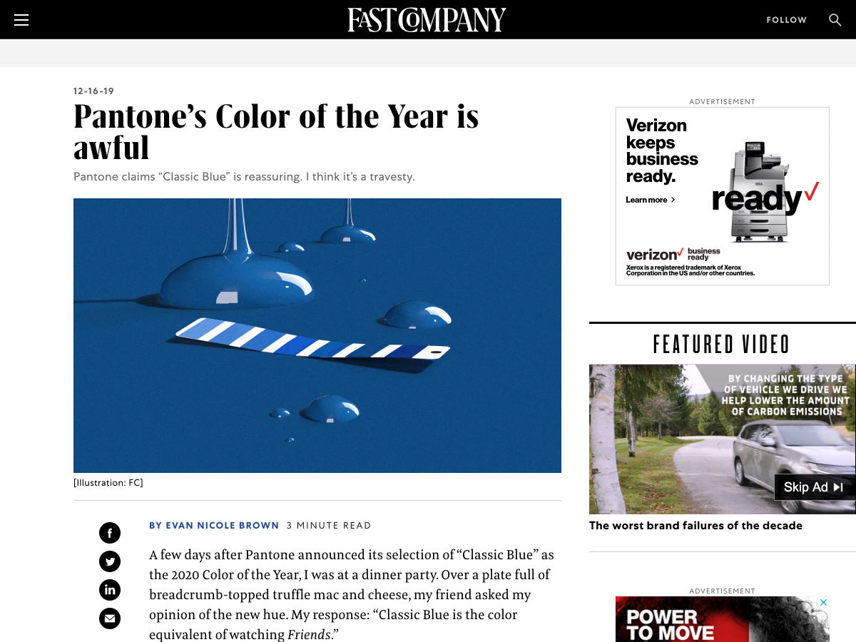 Popular design news of the week: December 16, 2019 - December 22, 2019 pantone 2