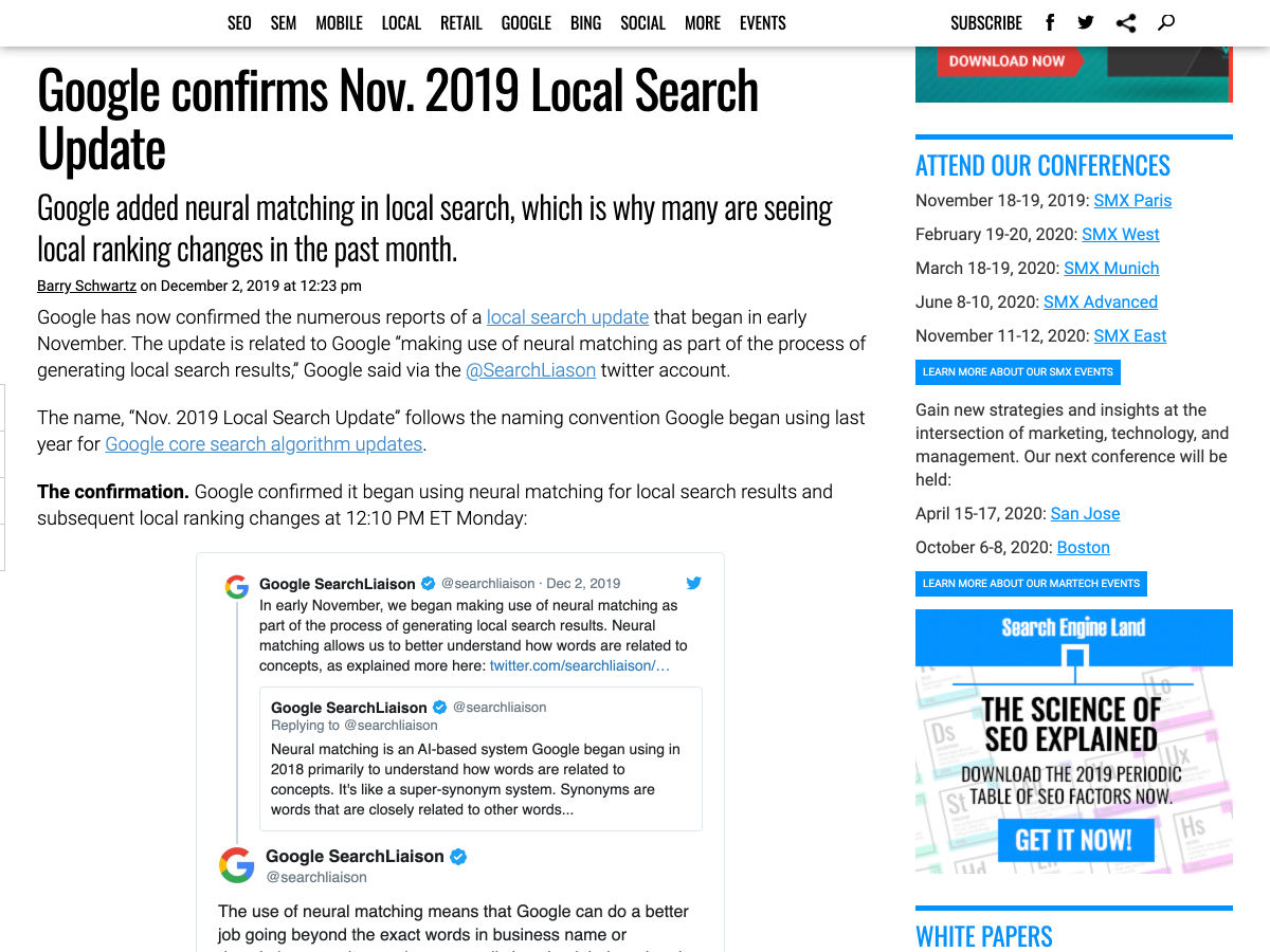 Popular design news of the week: December 2, 2019 - December 8, 2019 localsearch