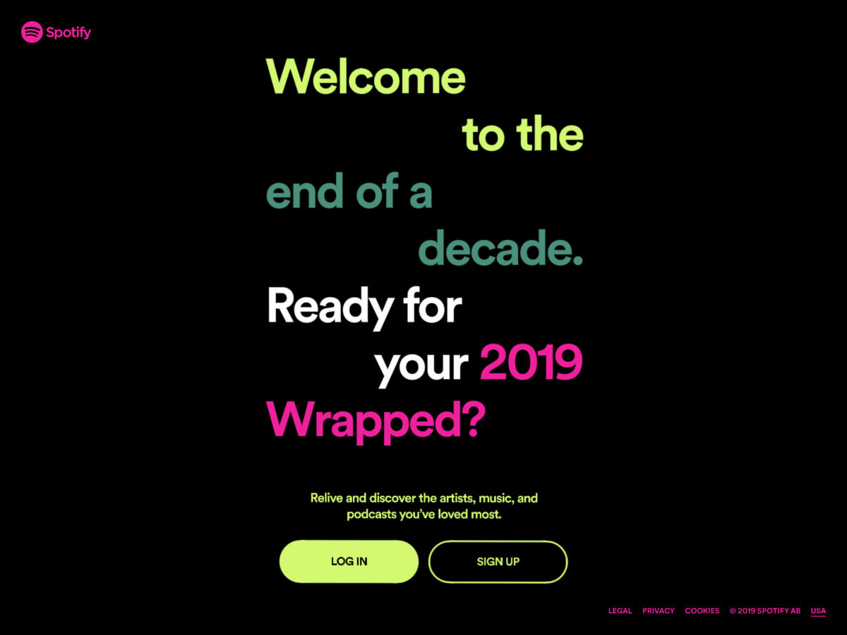 Popular design news of the week: December 2, 2019 - December 8, 2019 spotify 6