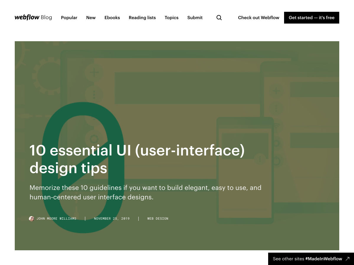 Popular design news of the week: November 25, 2019 - December 1, 2019 essentialui