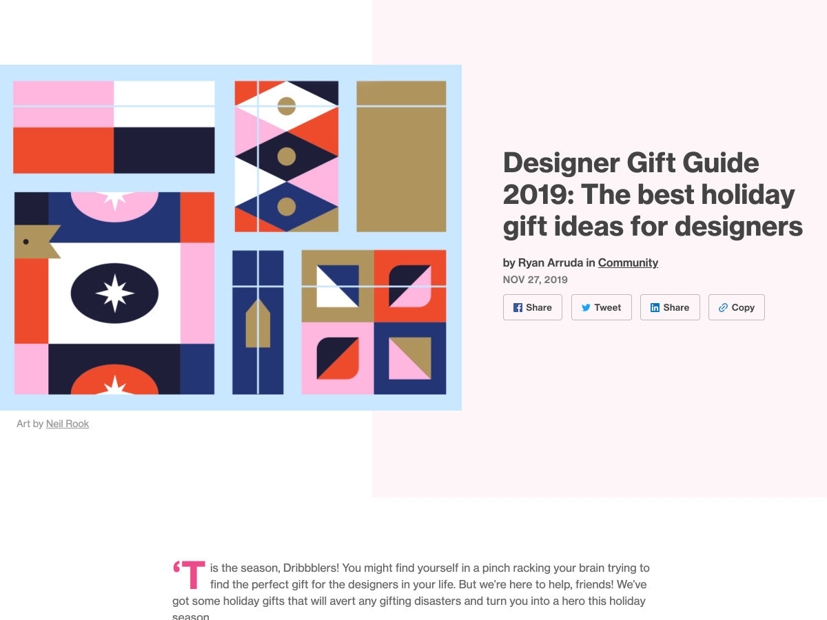 Popular design news of the week: November 25, 2019 - December 1, 2019 giftguide 1