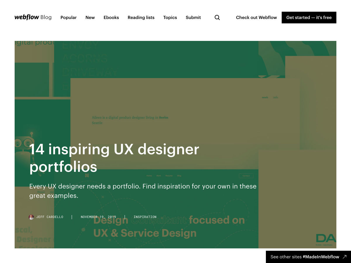 Popular design news of the week: November 18, 2019 - November 24, 2019 portfolios 1