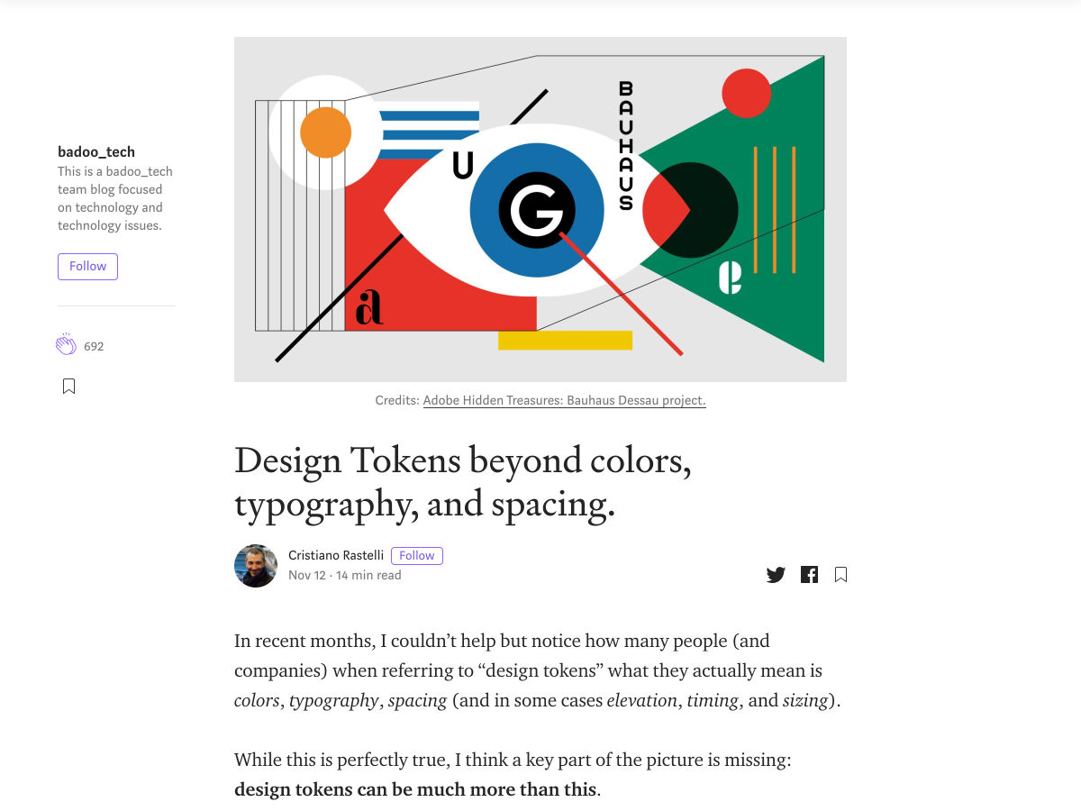 Popular design news of the week: November 18, 2019 - November 24, 2019 tokens