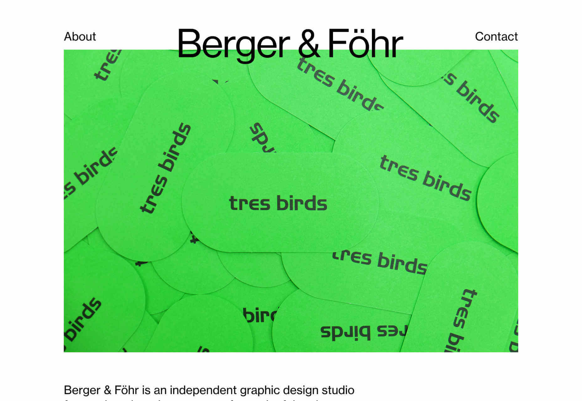 Introducing 15 Best New Portfolios, November 2019 berger_fohr